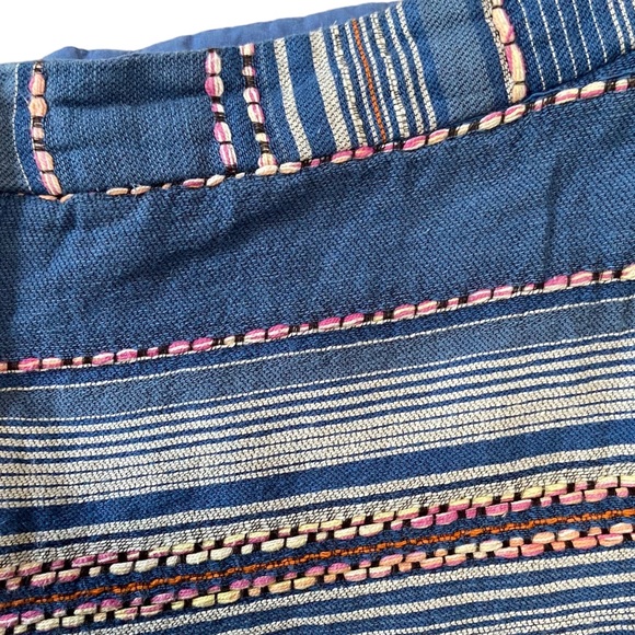Fleur Bleue Serape Jacquard Textured Short 10 - Picture 3 of 11
